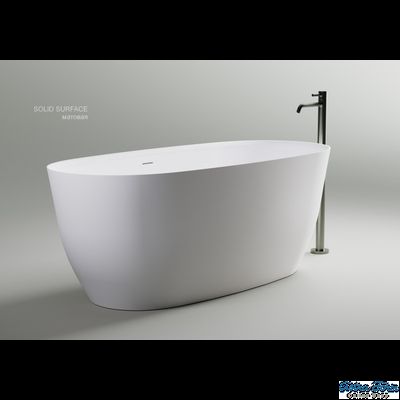 Astra-Form ванна Атрия Solid Surface 180/80 см с интегрированным переливом, белая матовая