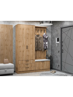 Стиль-03 Wotan Oak 2S/Дуб Вотан