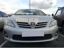 Защита радиатора Toyota Corolla 2010-2013 black