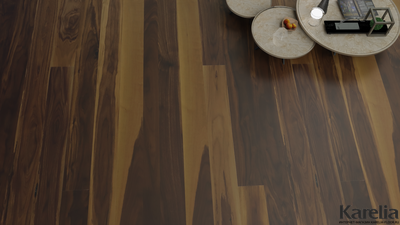Паркетная доска Karelia Орех Story 138 Country Lacquered купить в интернет-магазине karelia-floor.ru