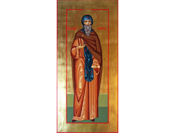Евгений Вифинский, Святой Преподобный. Рукописная мерная икона.