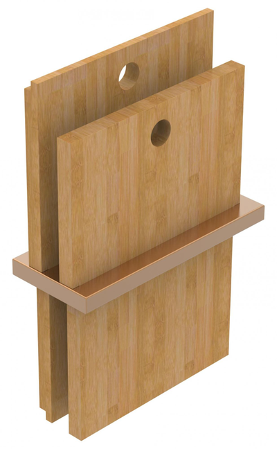 Модуль с 2-мя разделочными досками PSR003 PearlArc Rio Bronze