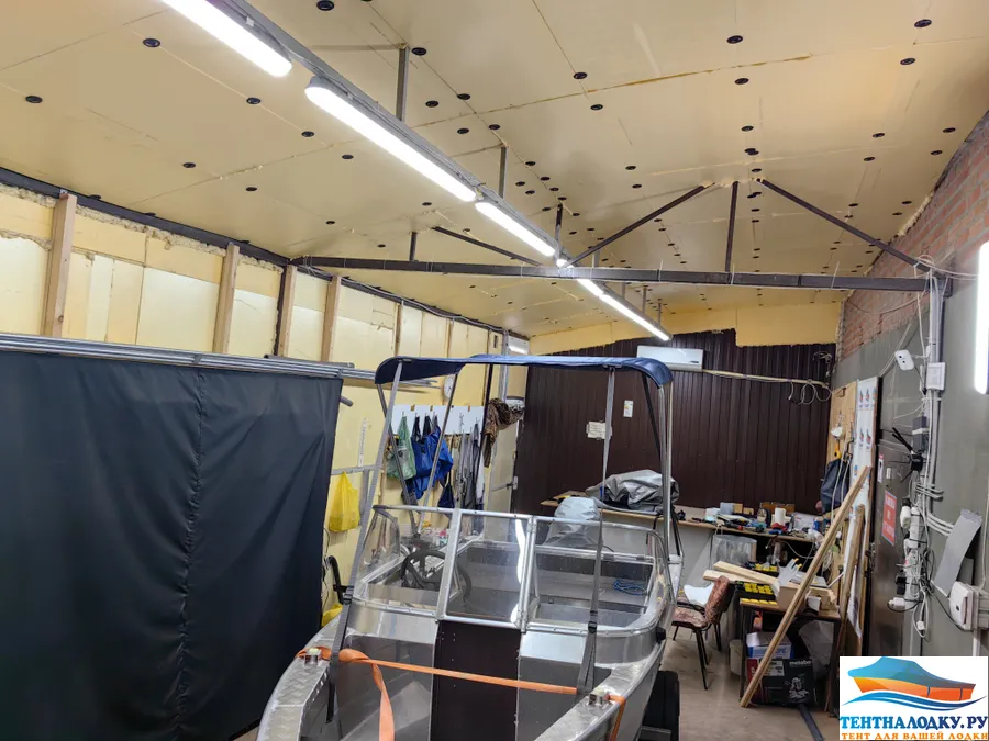 Биминитоп на лодку Вятбот 390