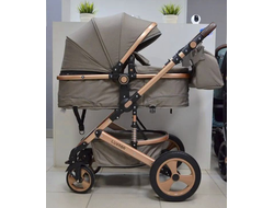 Детская коляска 3 в 1 Luxmom 518 Коричневый