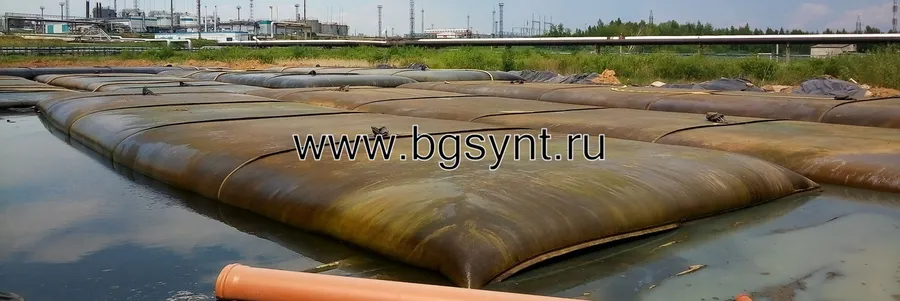 Обезвоживание нефтяного шлама в геотубах МИАТУБА