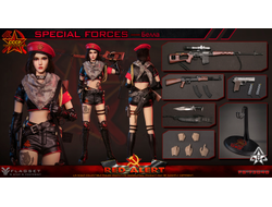 Боевая подруга Белла - КОЛЛЕКЦИОННАЯ ФИГУРКА 1/6 RED ALERT Белла (FS-73048B) - FLAGSET