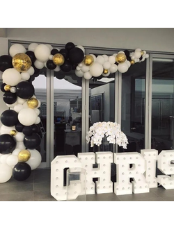 Разнокалиберная гирлянда №1