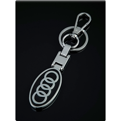 БРЕЛОК ДЛЯ КЛЮЧЕЙ "АУДИ" (ХРОМ/ЦВЕТНОЙ)