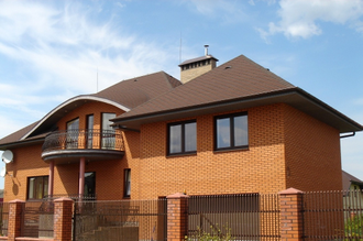 Гибкая черепица шанглас shinglas самба коричневая