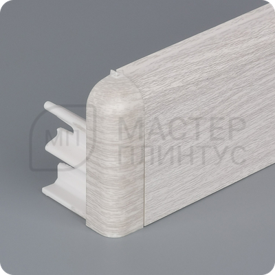 Плинтус с кабель-каналом Comfort Classic 80 80х16х2200 мм. Дуб патина 084