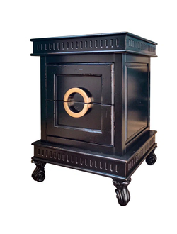 Тумба прикроватная с ручкой - кольцом.