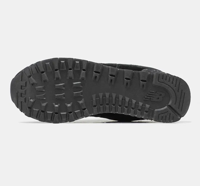 New Balance 574 Winter Black с мехом