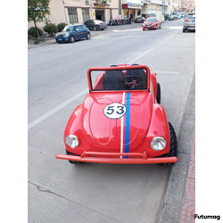 Детский электромобиль GreenCamel Жук (60V 1500W R8 Дифференциал) Красный