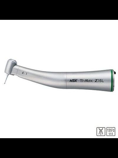 Ti-Max Z15L наконечник угловой 4:1, с подсветкой, 1-й внутренний спрей, для RA боров и фрез (2,35 мм),