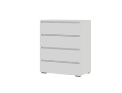 Спальня ХЕЛЕН - Комод КМ 02 Белый Шагрень/Белый Шагрень