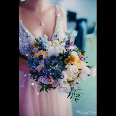 Букет невесты &amp; Бутоньерка 1353