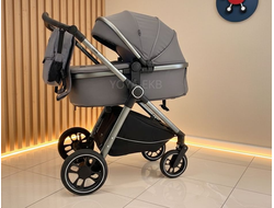 Детская коляска 3 в 1 Luxmom 560 Серый