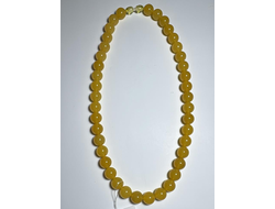 Бусы шары из натурального янтаря