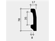 Плинтус 1.53.106 - 70*17*2000мм
