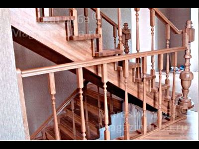 Ограждение из ясеня. Вариант №5