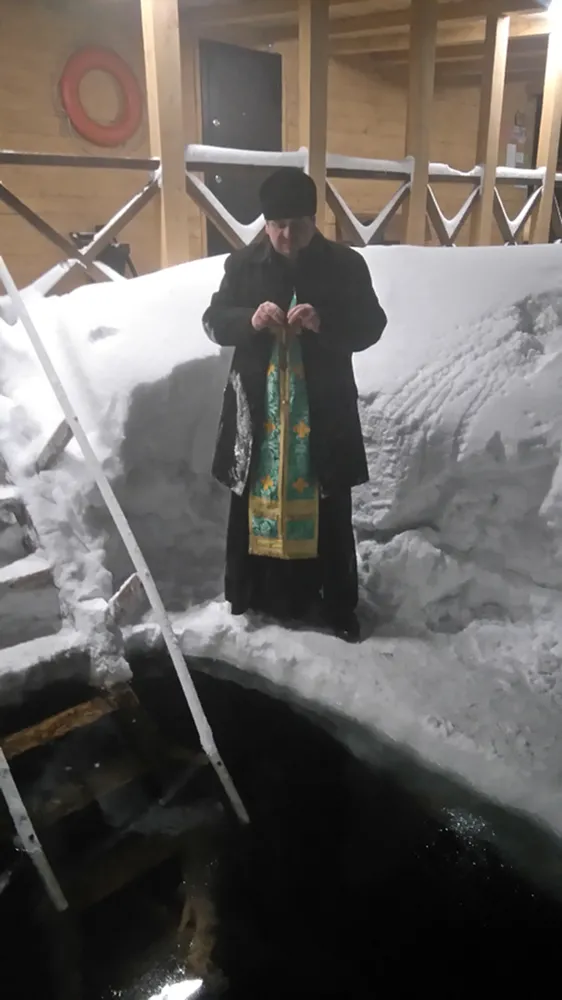 БАНЯ №1 И 2 ОСВЯЩЕНИЕ ПРОРУБИ