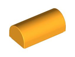 Slope, Curved 1 x 2 x 2/3 Double, Bright Light Orange (3563 6555139)