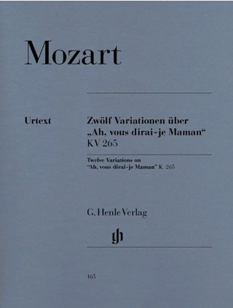 Моцарт. 12 вариаций для фортепиано на тему "Я вам, маменька, скажу" KV 265