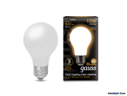 Gauss LED Filament A60 OPAL 10w 827/840 E27
