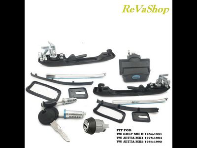 Комплект ручек и личинок VW golf MK2 jetta MK1 MK2