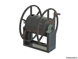 Барабан ручной для рукава 120м.1/2" ,170 м.3/8" (кр.)1/2"ш.1/2"ш. 600 бар