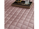 Декоративное велюровое покрывало Евро OVF001 240 х 260 см с двумя наволочками 50 х 70 см цвет Розовый Зефир