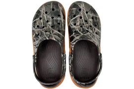 CROCS DUET SPORT CLOG CAMO GREY ORANGE