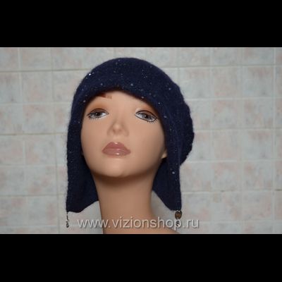 Шапка капор женская вязаная Италия Vizio 5846