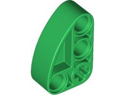 Technic, Liftarm, Modified L-Shape Quarter Ellipse Thick 2 x 3, Green (71708 6467870)