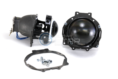 Комплект Hella R New с рамками для замены штатных ксеноновых / галогенных линз автомобиля Mitsubishi Pajero 4 (2006 - 2014)