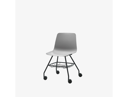 Стул Varya из полипропилена с 4 ножками на колесиках и корзиной купить в Алуште