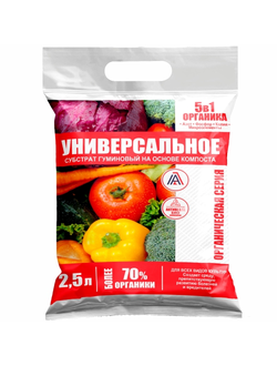 "Универсальное" 3-3-4 субстрат гуминовый, 2,5 л
