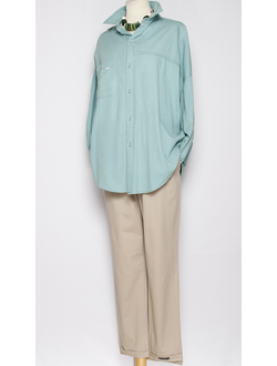 Брюки "НИЗ АСИММЕТРИЯ" св.бежевые (003) р.46,48