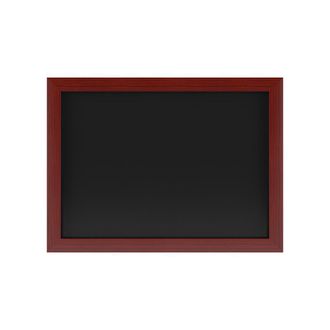 Доска магнитно-меловая настенная одноэлементная 500x700 мм лаковое покрытие черная