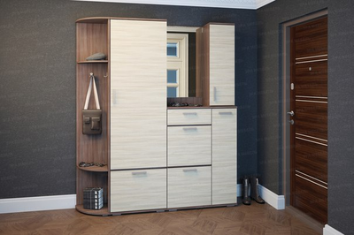 Прихожая "Ника-6" 1,76м (модульная) ЛДСП