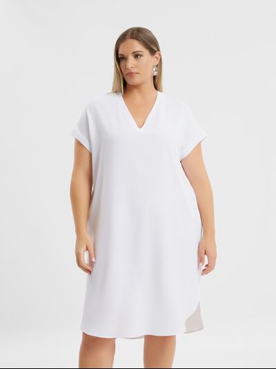 Базовое летнее платье в разн. цветах