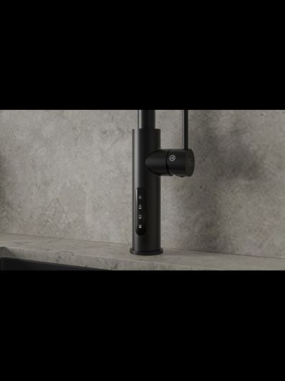 Система мгновенного кипячения воды с газацией и охлаждением 5в1 AQUAHOT ASPEN BM (матовый черный)