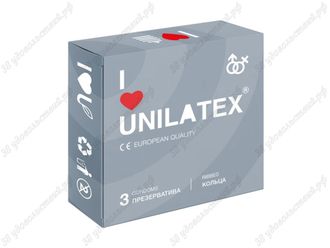 Презервативы Unilatex Ребристые №3