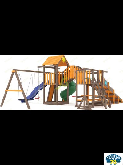 Всесезонная площадка IgraGrad С Мостик 1 с трубой SF1