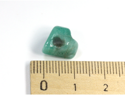 Берилл зеленый, галтовка, Бразилия (12*10*8 мм, 1,5 г) №22535