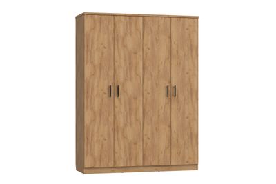 Спальня ВИКТОРИЯ - Шкаф четырёхдверный для одежды ВИ-10 Дуб Крафт золотой