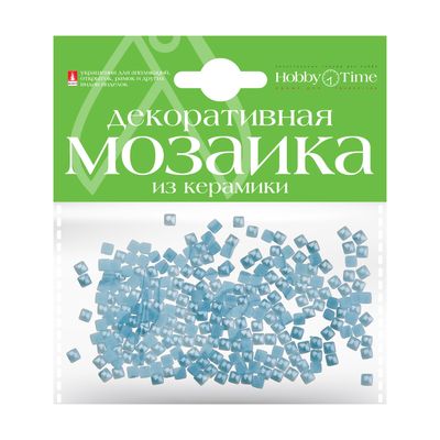 Мини мозаика из керамики 4х4 мм 200шт тонкая Морская Волна