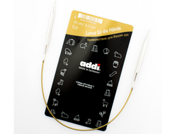 Спицы металл Addi круговые на леске 40см  супергладкие 6 мм
