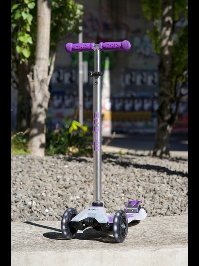 Самокат Maxi Micro Deluxe Flux LED Сиреневый