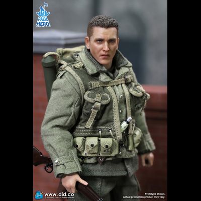 РЯДОВОЙ ДЭНИЭЛ ДЖЕКСОН (СПАСТИ РЯДОВОГО РАЙАНА) - КОЛЛЕКЦИОННАЯ ФИГУРКА 1/12 scale Palm Hero Series WWII US 2nd Ranger Battalion Series 2 – Private Jackson (XA80009) - DID